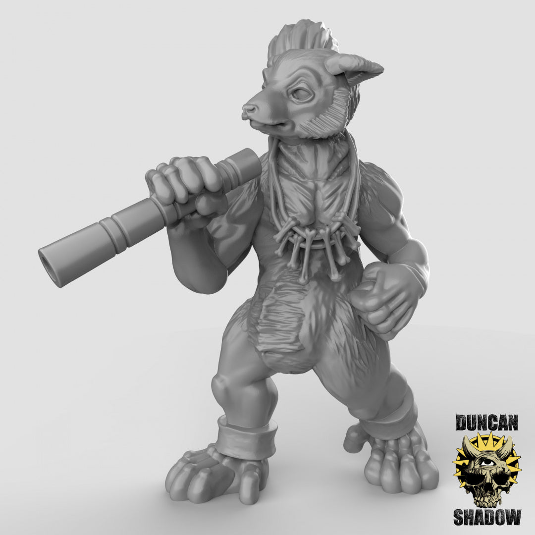 Lemurenvolk mit Blasrohren | Duncan Shadow | Kompatibel mit Dungeons & Dragons und Pathfinder