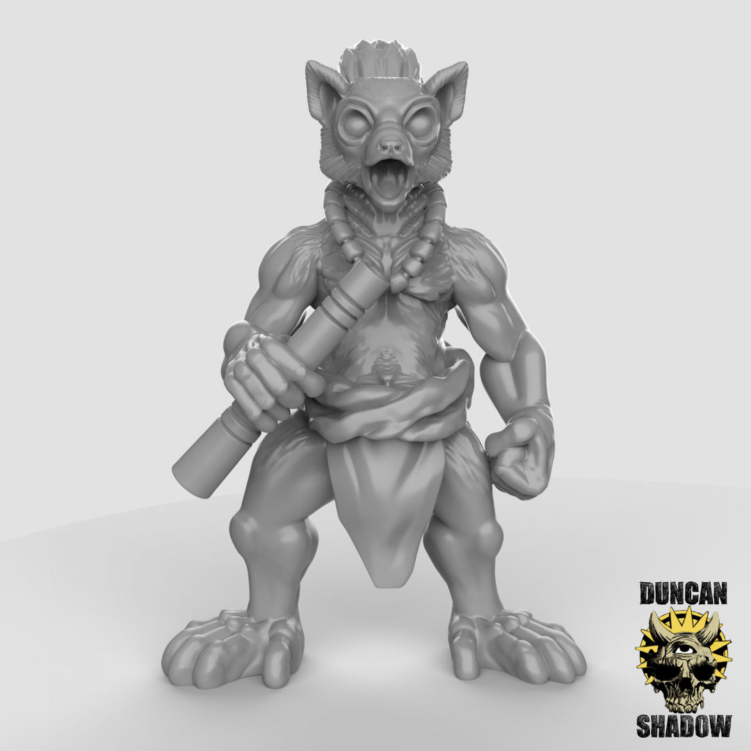 Lemurenvolk mit Blasrohren | Duncan Shadow | Kompatibel mit Dungeons & Dragons und Pathfinder