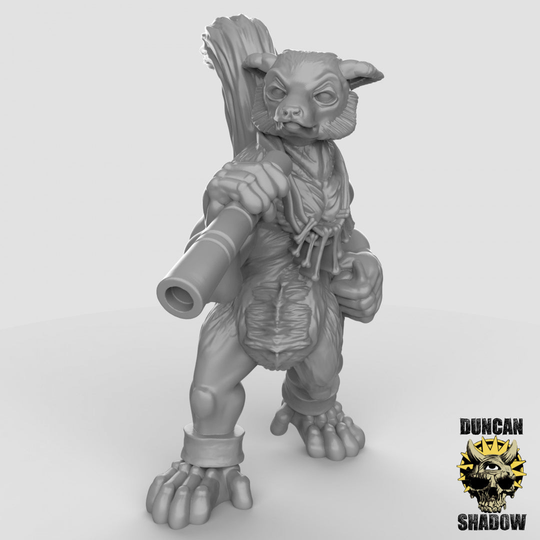 Lemurenvolk mit Blasrohren | Duncan Shadow | Kompatibel mit Dungeons & Dragons und Pathfinder