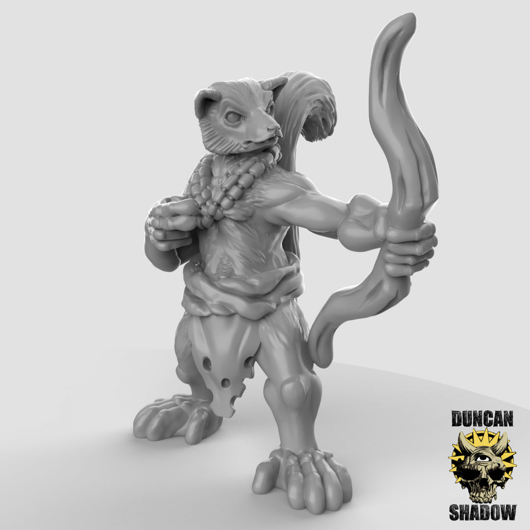 Lemurenvolk mit Bogen | Duncan Shadow | Kompatibel mit Dungeons & Dragons und Pathfinder
