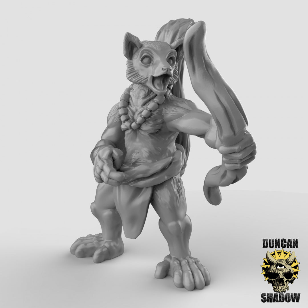 Lemurenvolk mit Bogen | Duncan Shadow | Kompatibel mit Dungeons & Dragons und Pathfinder