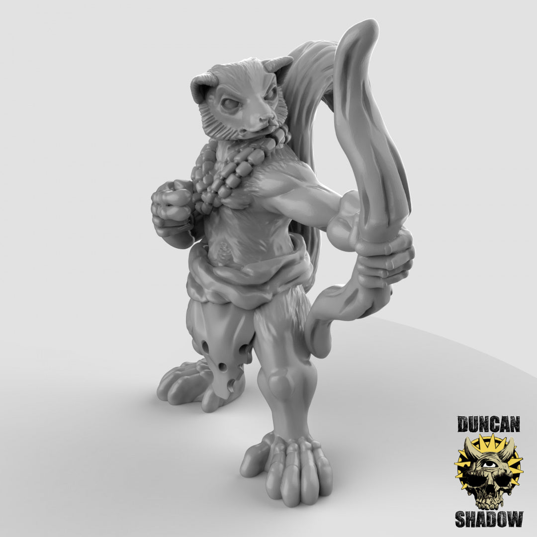 Lemurenvolk mit Bogen | Duncan Shadow | Kompatibel mit Dungeons & Dragons und Pathfinder