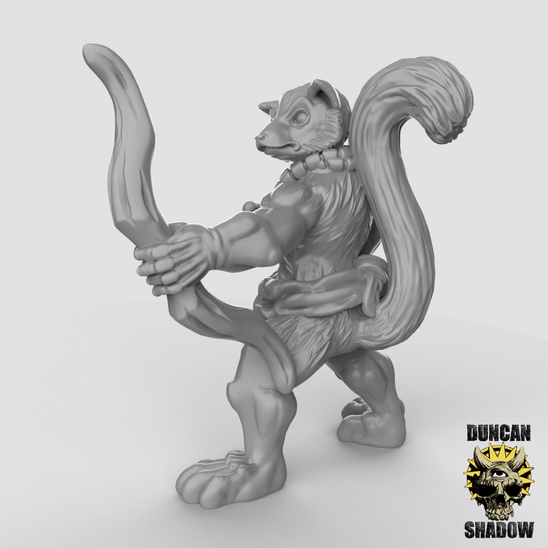 Lemurenvolk mit Bogen | Duncan Shadow | Kompatibel mit Dungeons & Dragons und Pathfinder