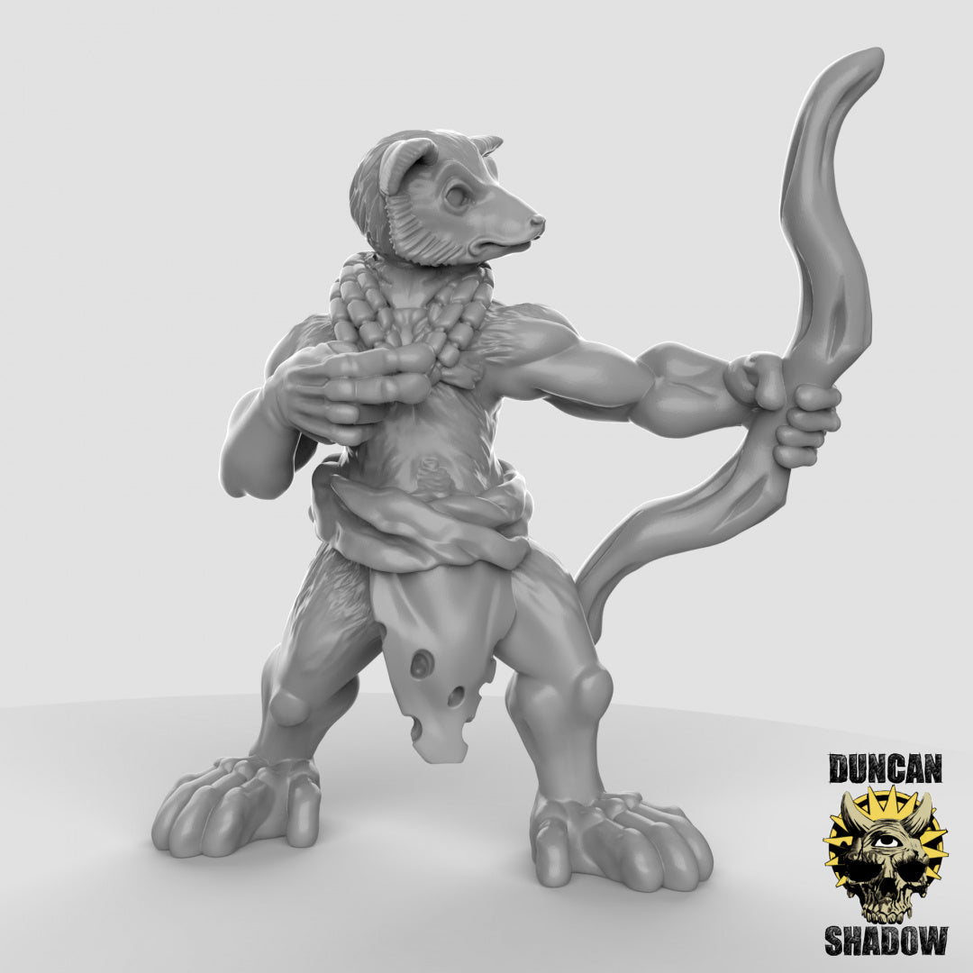 Lemurenvolk mit Bogen | Duncan Shadow | Kompatibel mit Dungeons & Dragons und Pathfinder