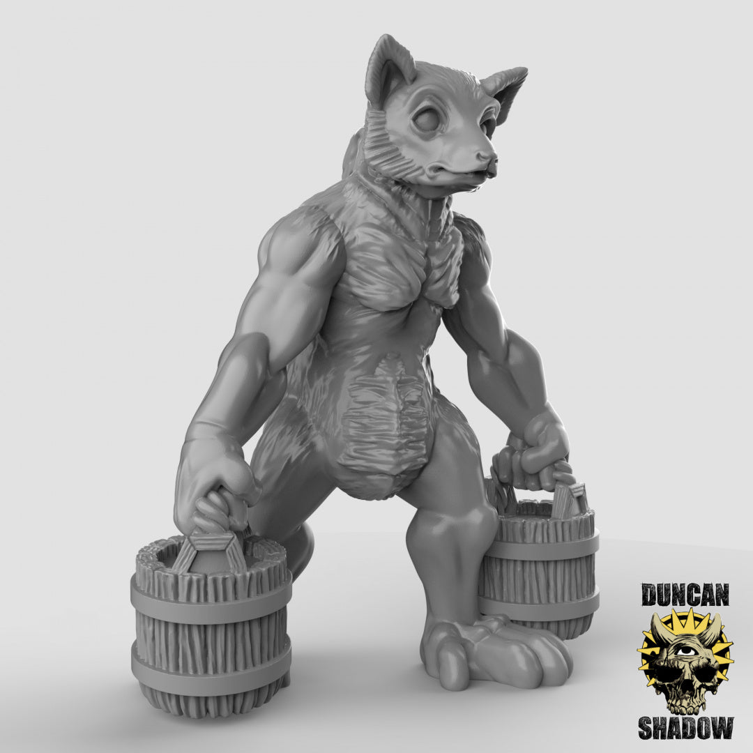 Lemur Folk Villagers | Duncan Shadow | Kompatibel mit Dungeons & Dragons und Pathfinder