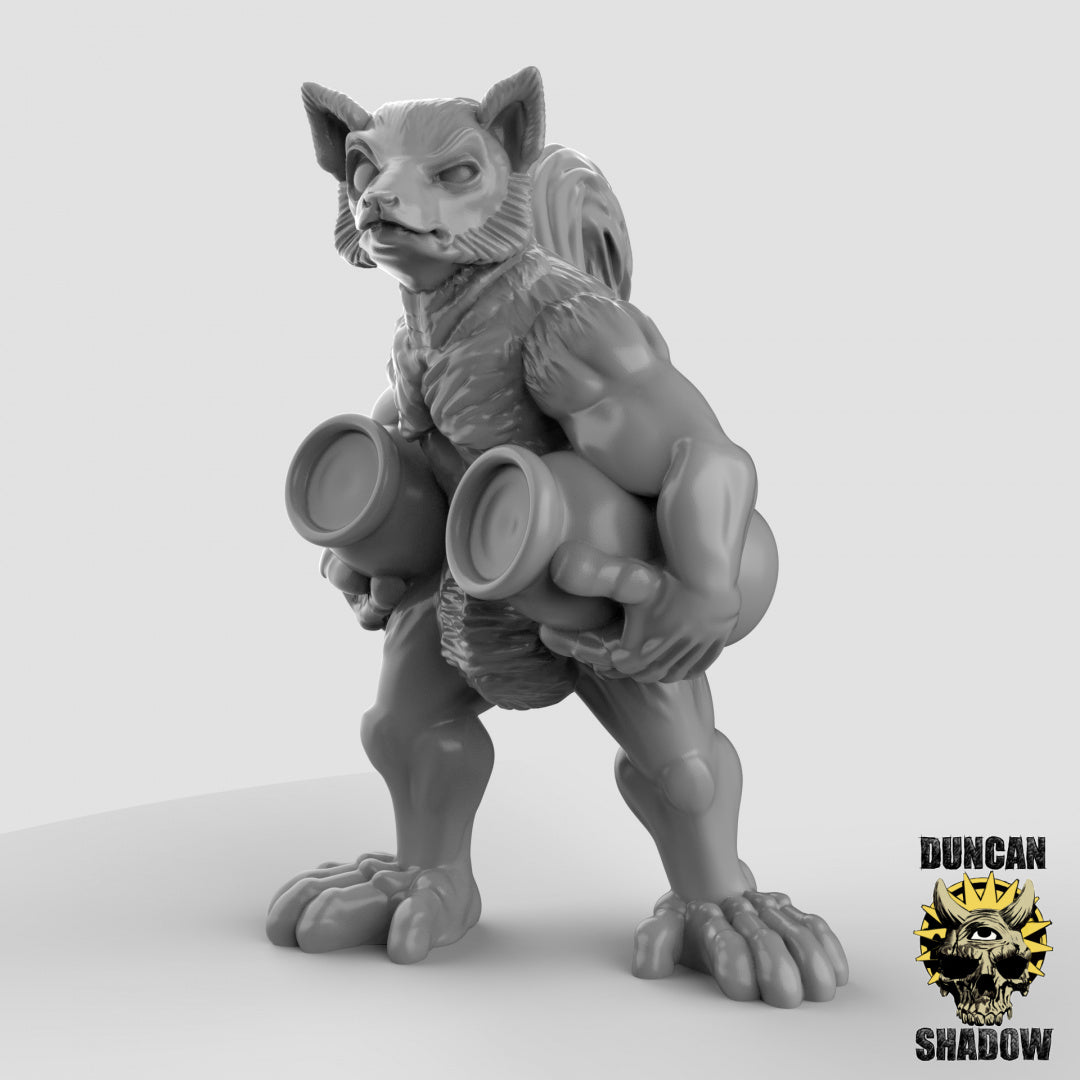 Lemur Folk Villagers | Duncan Shadow | Kompatibel mit Dungeons & Dragons und Pathfinder