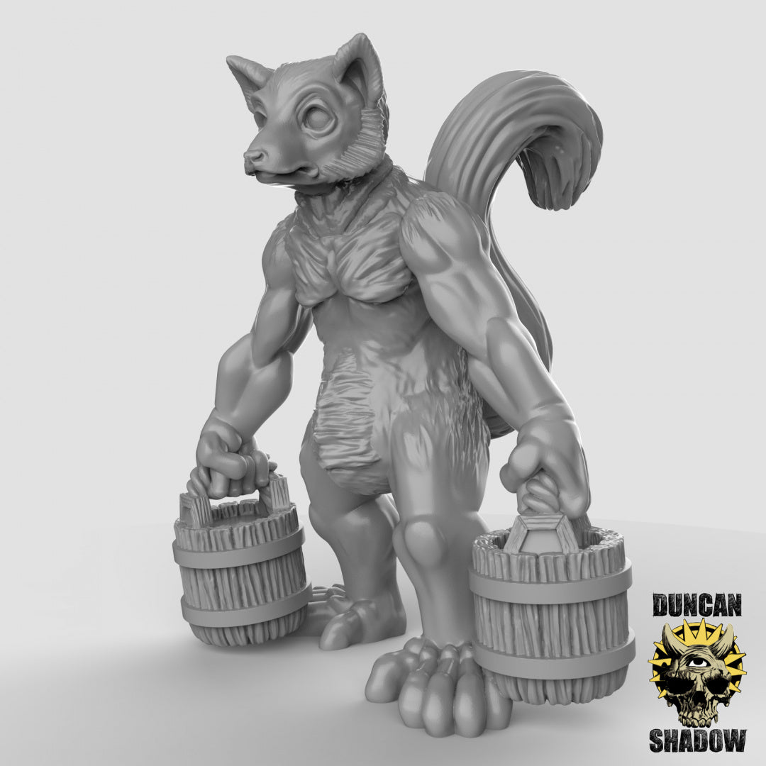 Lemur Folk Villagers | Duncan Shadow | Kompatibel mit Dungeons & Dragons und Pathfinder