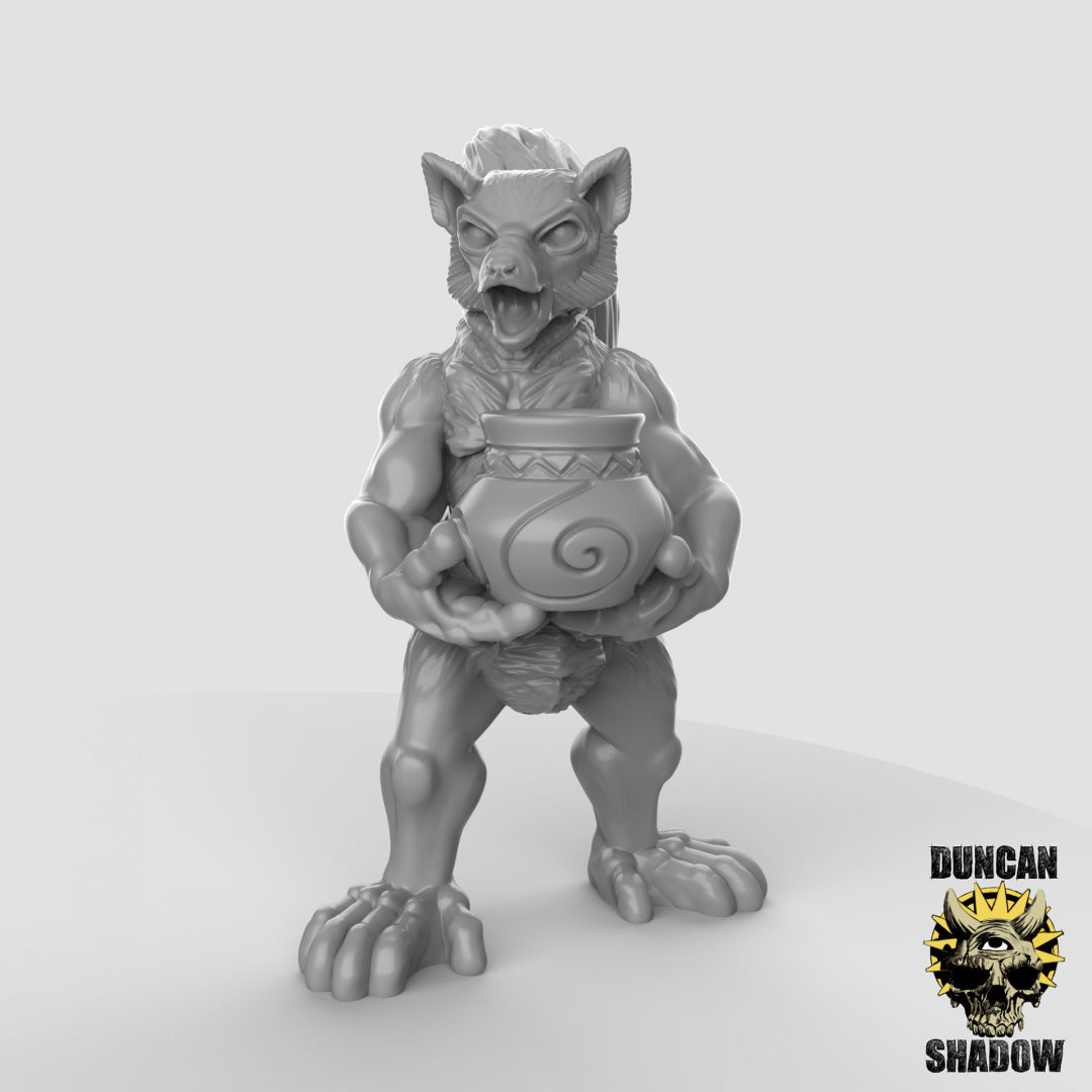 Lemur Folk Villagers | Duncan Shadow | Kompatibel mit Dungeons & Dragons und Pathfinder