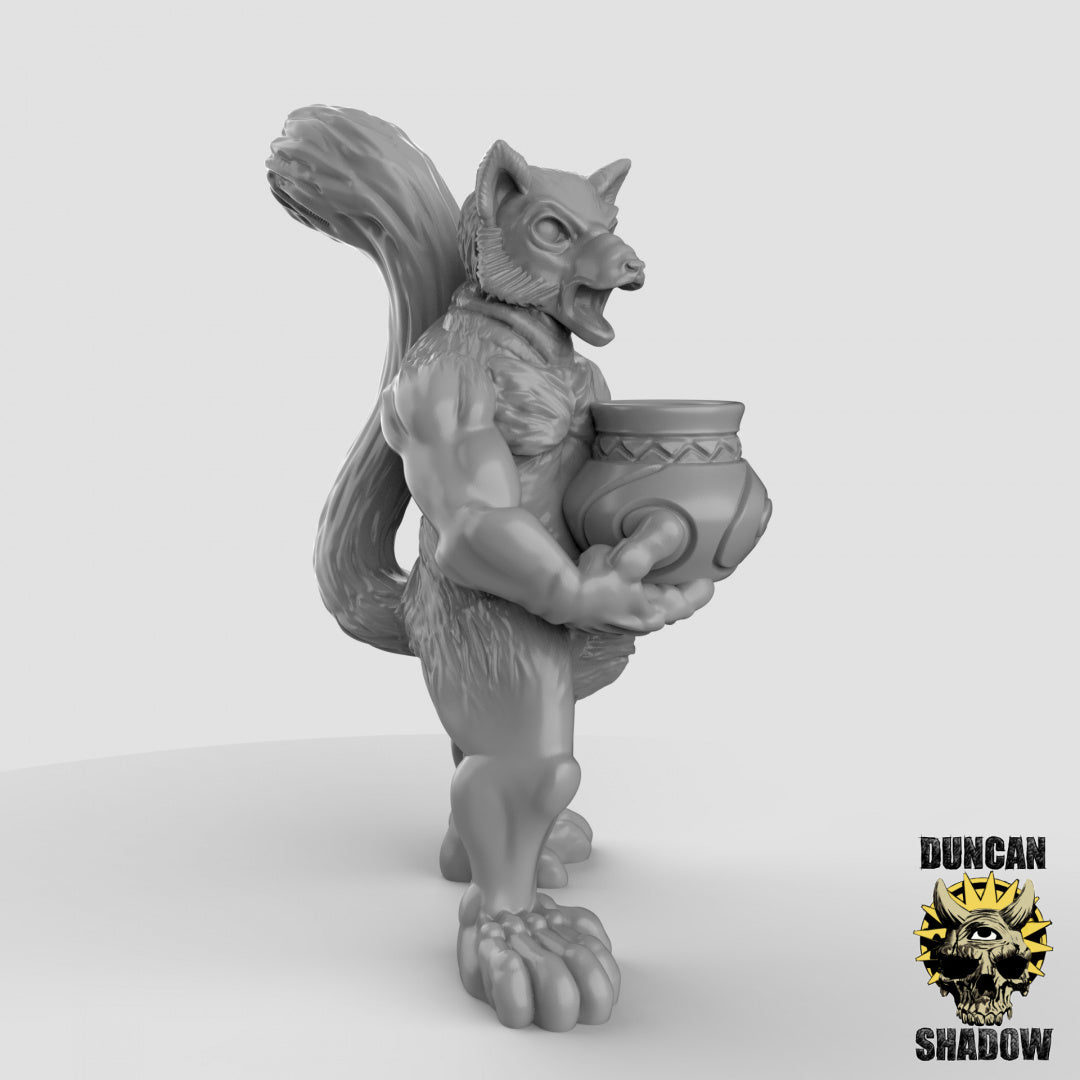 Lemur Folk Villagers | Duncan Shadow | Kompatibel mit Dungeons & Dragons und Pathfinder