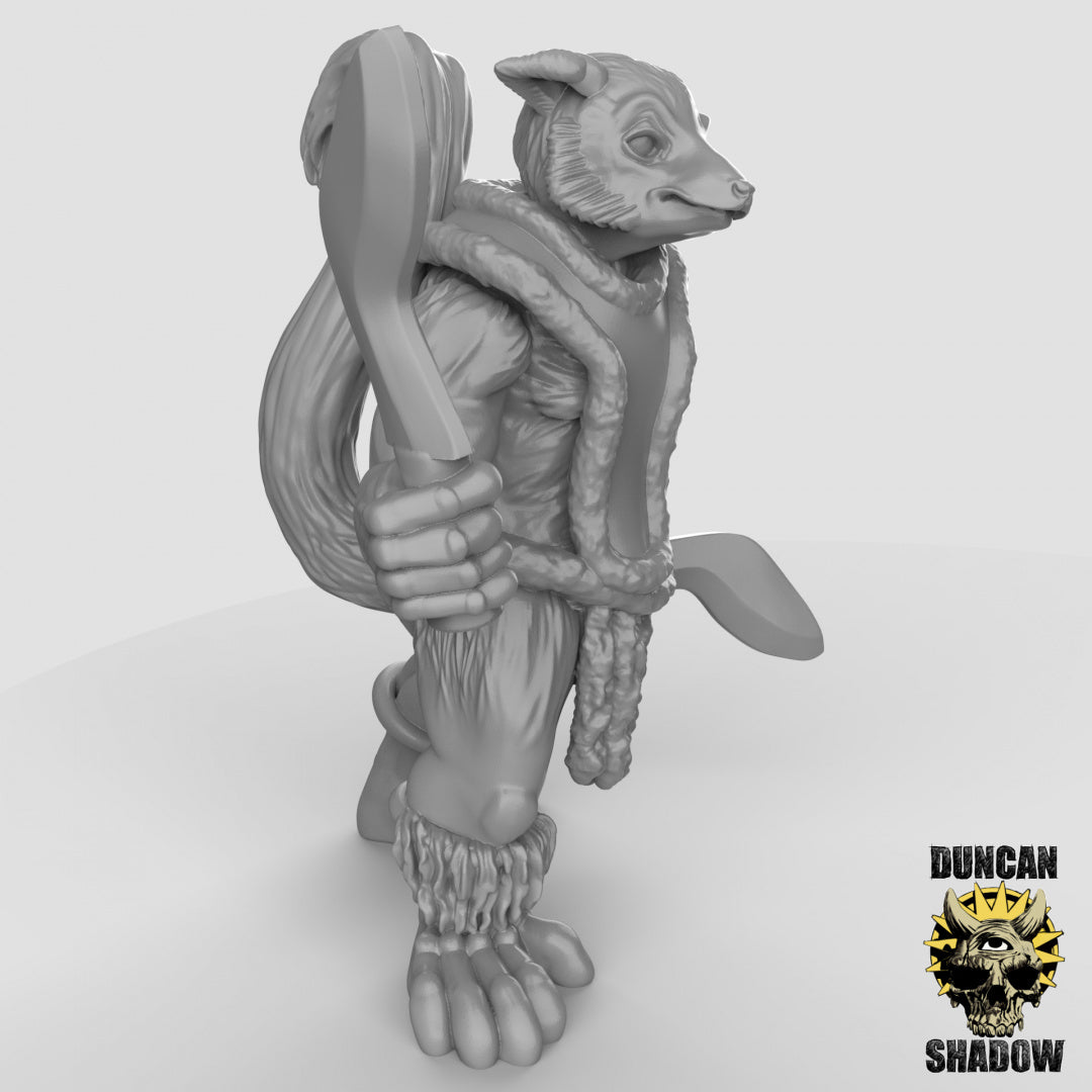 Lemurenvolk mit Kukris | Duncan Shadow | Kompatibel mit Dungeons & Dragons und Pathfinder