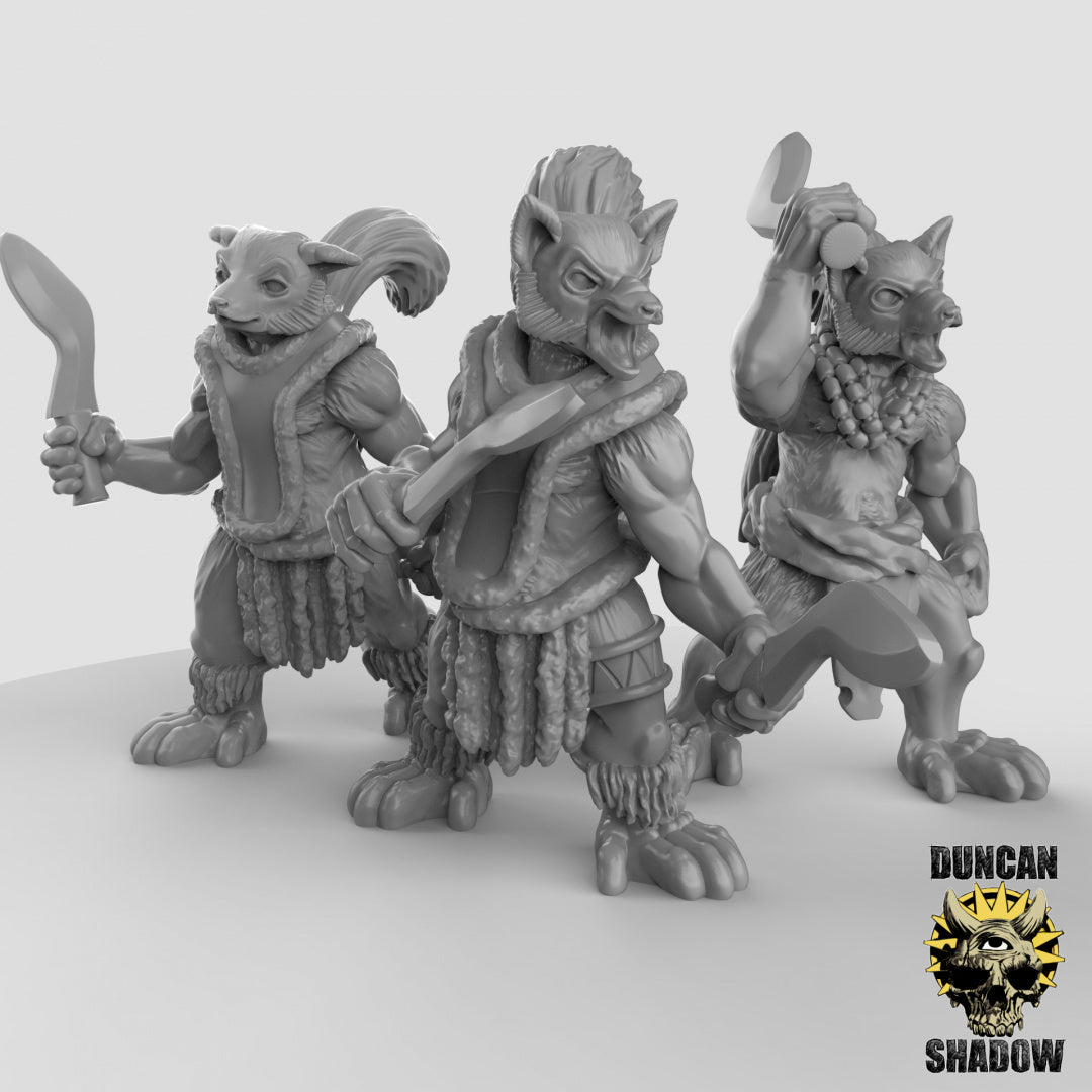 Gente de lémures con Kukris | Sombra de Duncan | Compatible con Dragones y Mazmorras y Pathfinder