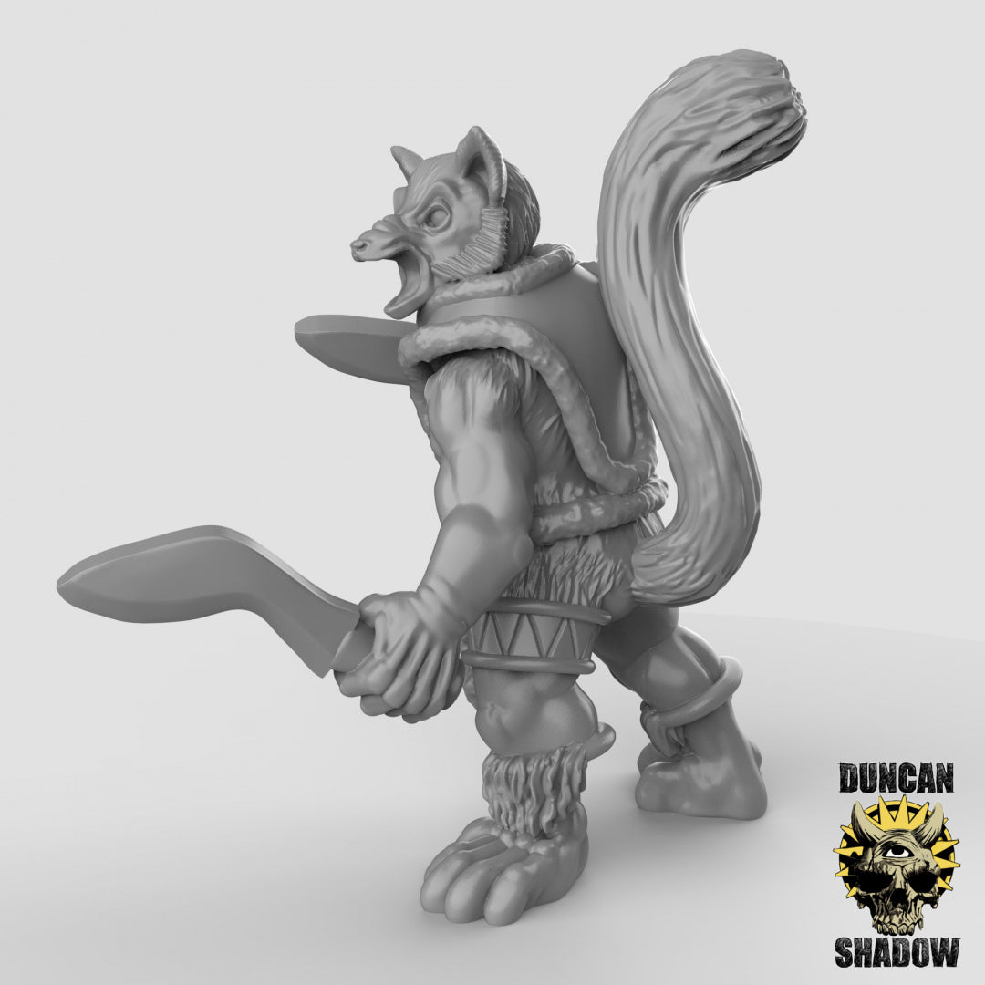 Lemurenvolk mit Kukris | Duncan Shadow | Kompatibel mit Dungeons & Dragons und Pathfinder