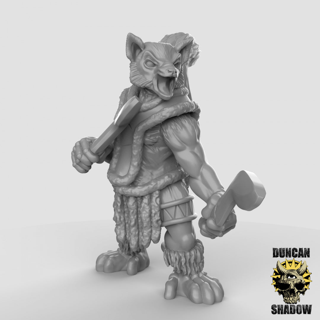 Lemurenvolk mit Kukris | Duncan Shadow | Kompatibel mit Dungeons & Dragons und Pathfinder