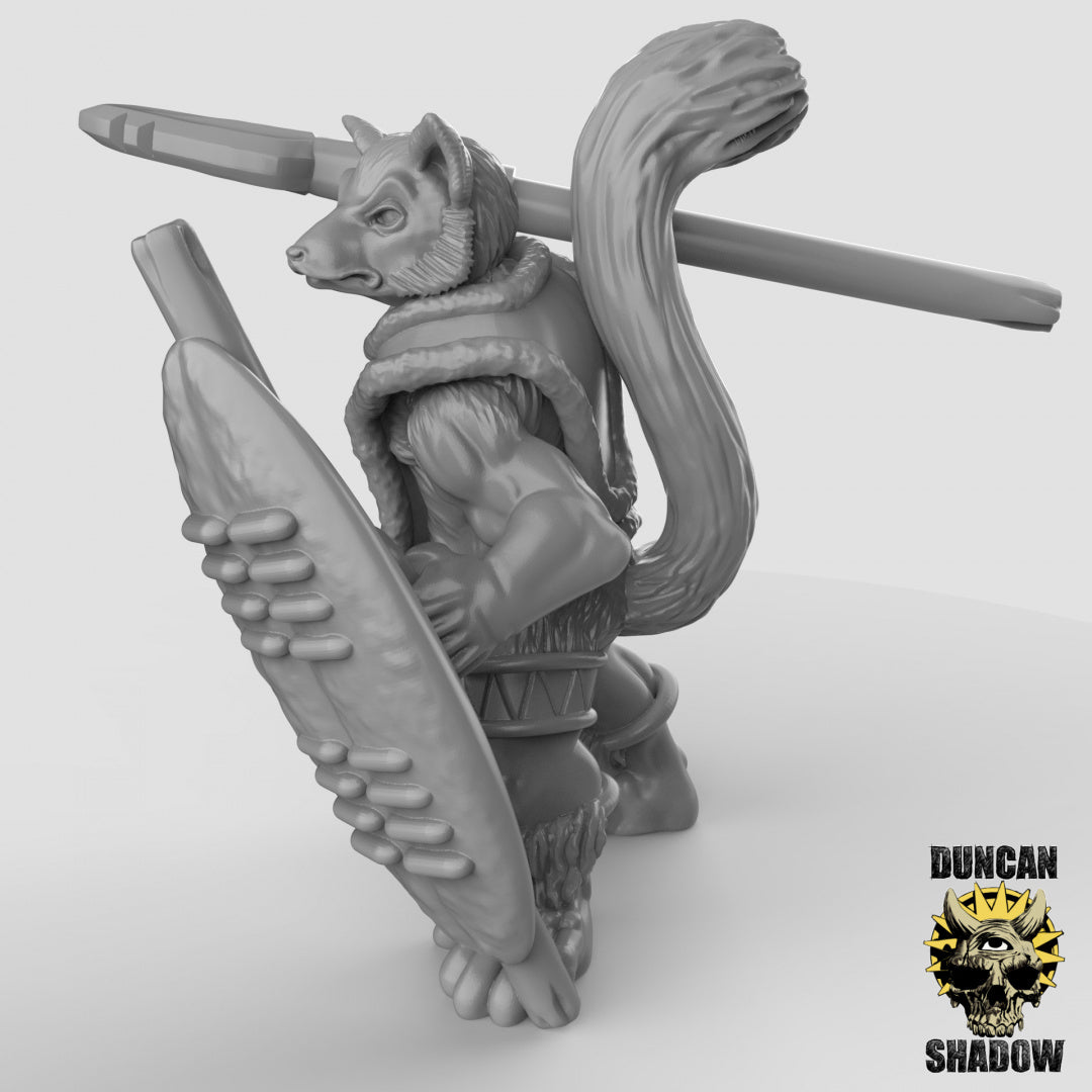 Lemurenvolk mit Speeren | Duncan Shadow | Kompatibel mit Dungeons & Dragons und Pathfinder