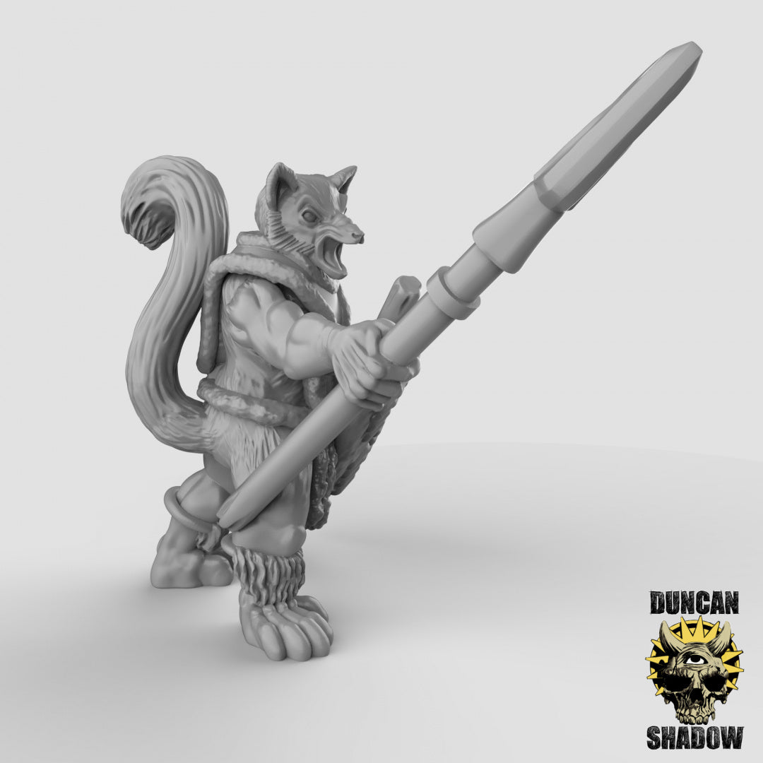Lemurenvolk mit Speeren | Duncan Shadow | Kompatibel mit Dungeons & Dragons und Pathfinder
