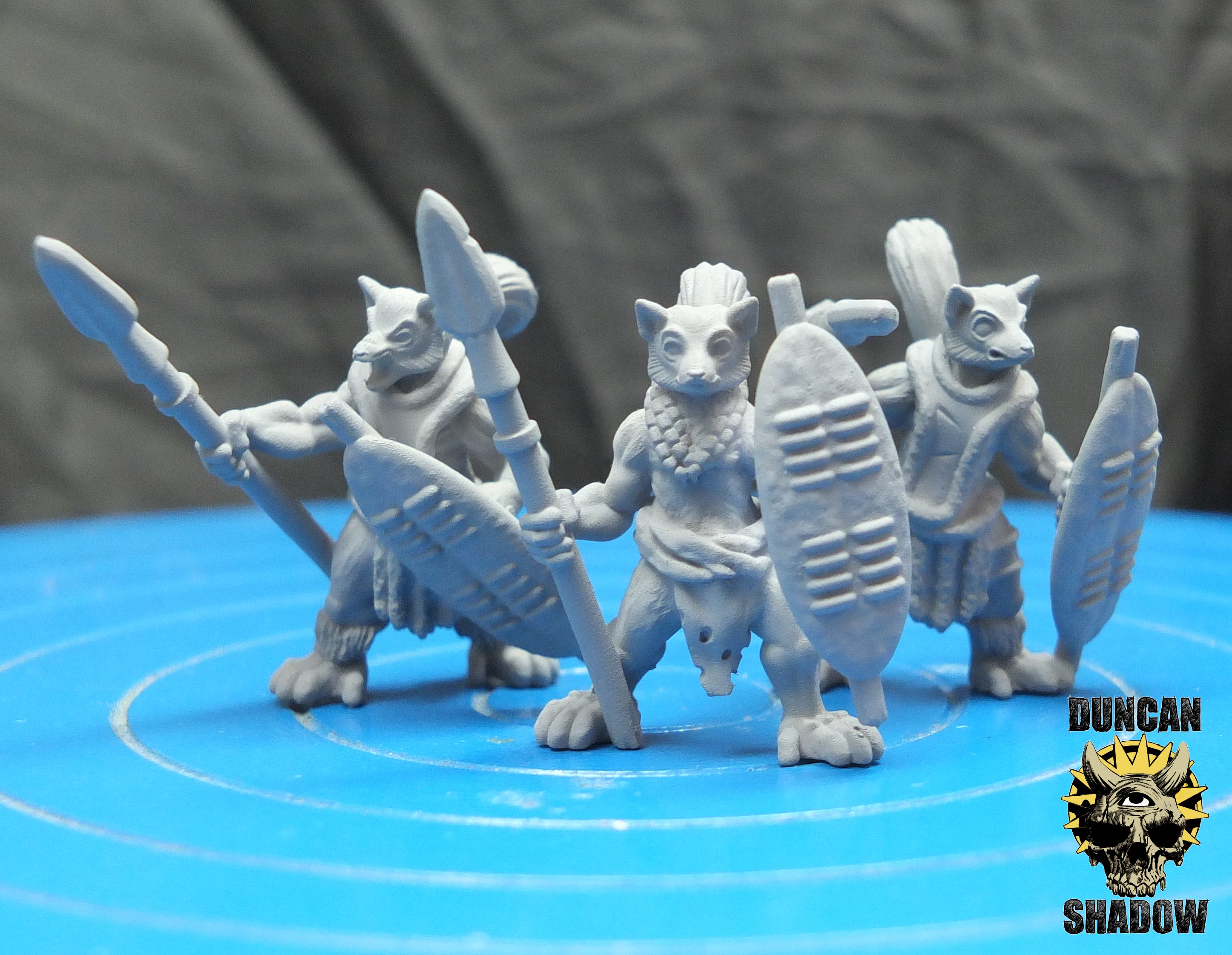 Lemurenvolk mit Speeren | Duncan Shadow | Kompatibel mit Dungeons & Dragons und Pathfinder