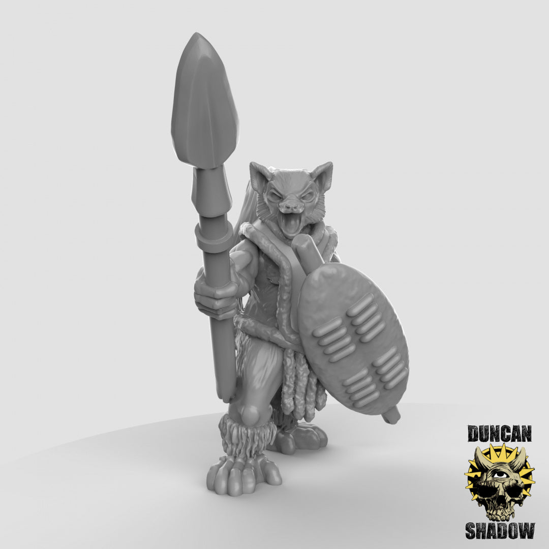 Lemurenvolk mit Speeren | Duncan Shadow | Kompatibel mit Dungeons & Dragons und Pathfinder