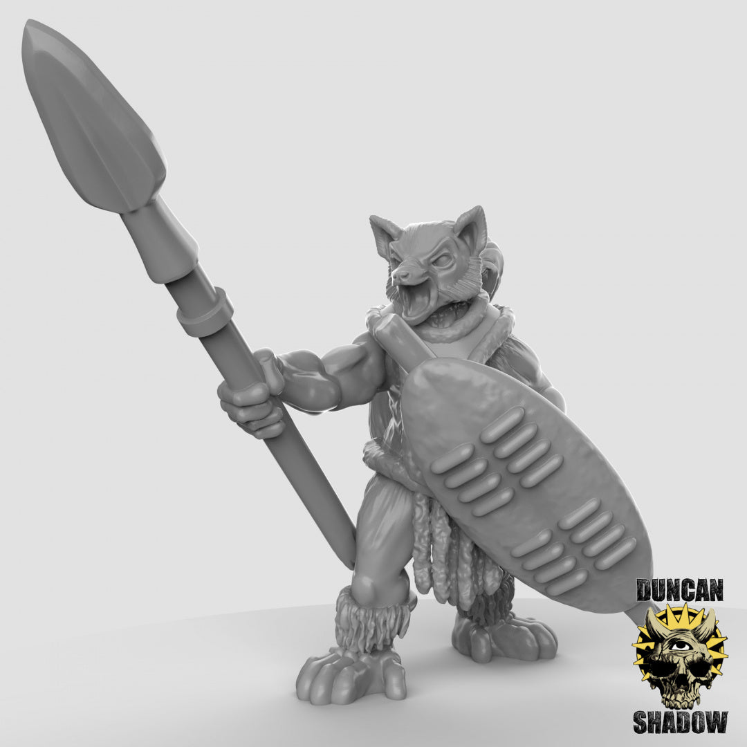 Lemurenvolk mit Speeren | Duncan Shadow | Kompatibel mit Dungeons & Dragons und Pathfinder