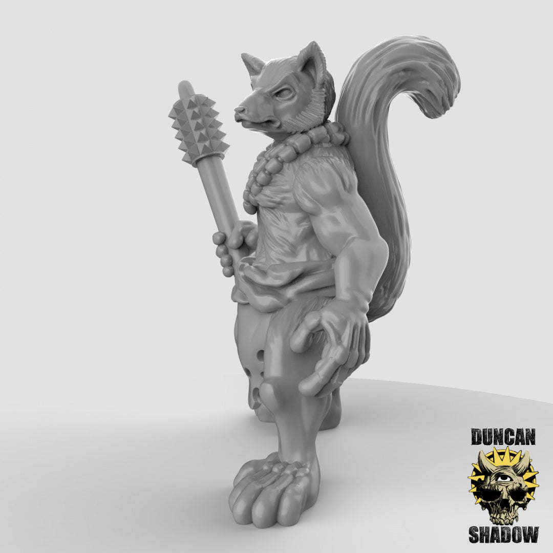 Lemurenvolk mit Kriegskeulen | Duncan Shadow | Kompatibel mit Dungeons & Dragons und Pathfinder