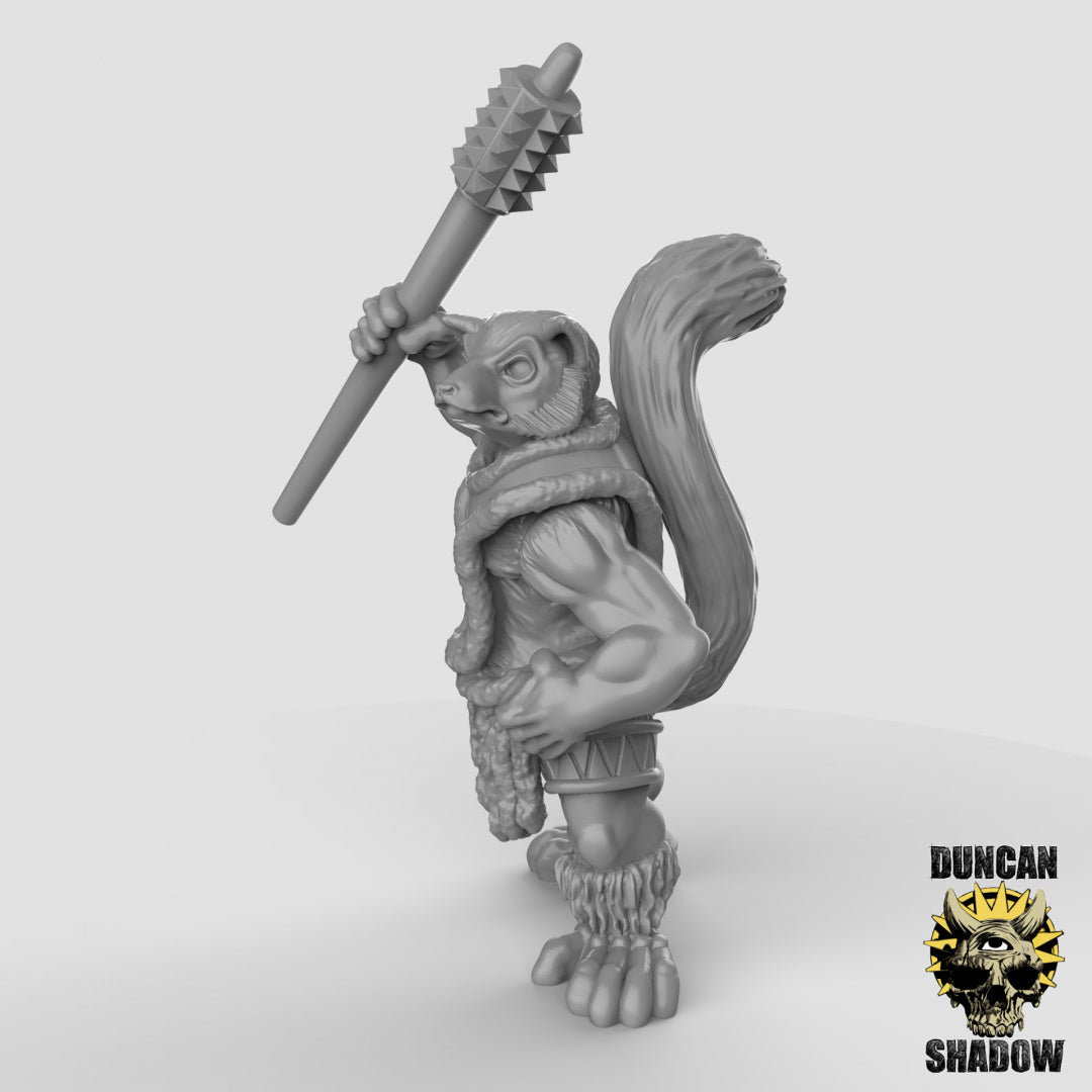 Lemurenvolk mit Kriegskeulen | Duncan Shadow | Kompatibel mit Dungeons & Dragons und Pathfinder