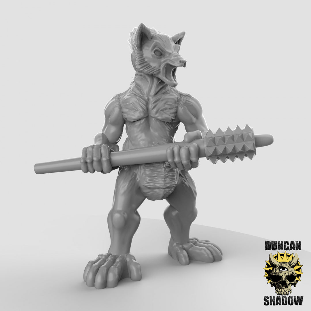 Lemurenvolk mit Kriegskeulen | Duncan Shadow | Kompatibel mit Dungeons & Dragons und Pathfinder