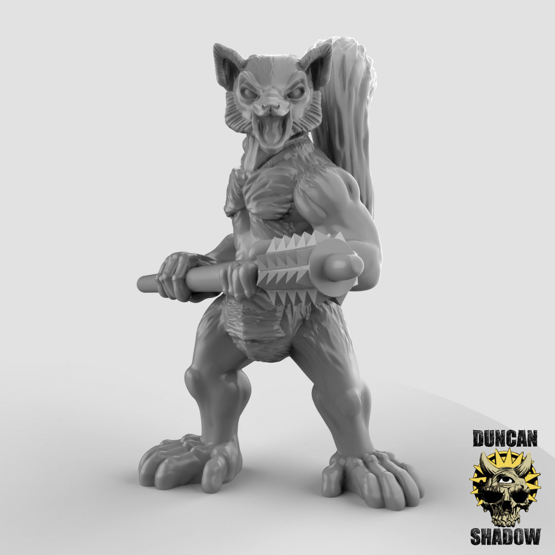 Lemurenvolk mit Kriegskeulen | Duncan Shadow | Kompatibel mit Dungeons & Dragons und Pathfinder