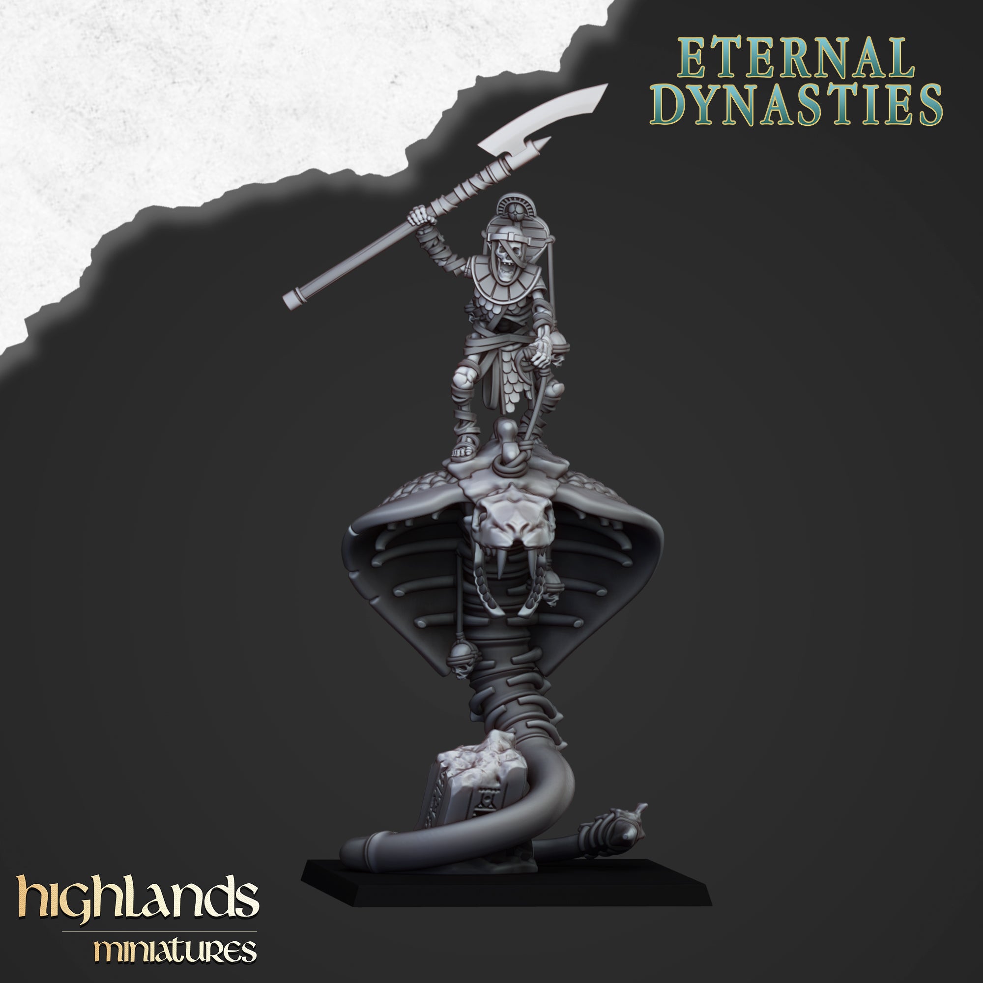 Guardia antigua montada - Eternal Dynasties | Highlands Miniatures