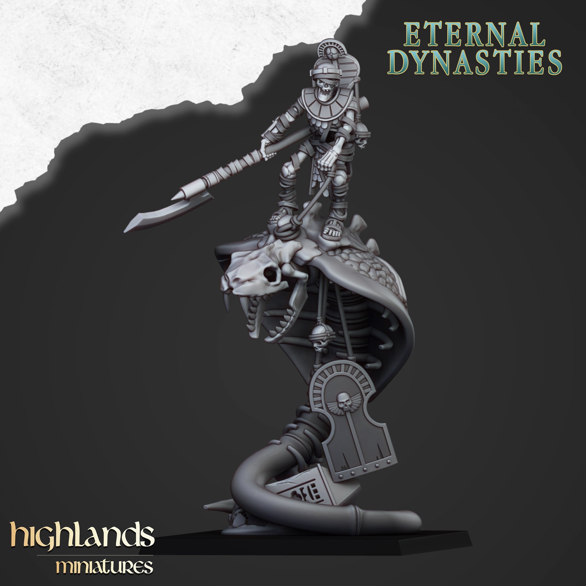 Guardia antigua montada - Eternal Dynasties | Highlands Miniatures