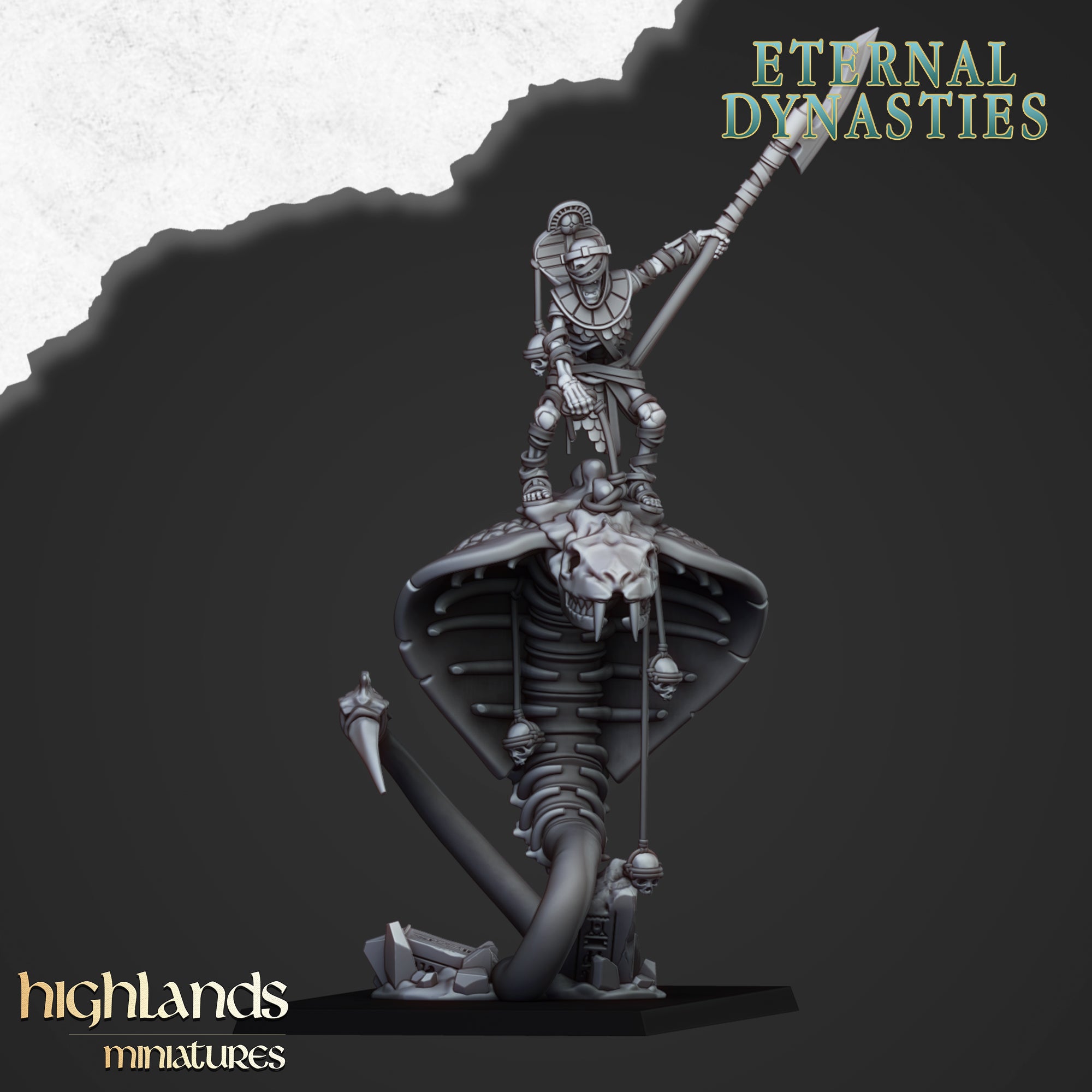 Guardia antigua montada - Eternal Dynasties | Highlands Miniatures