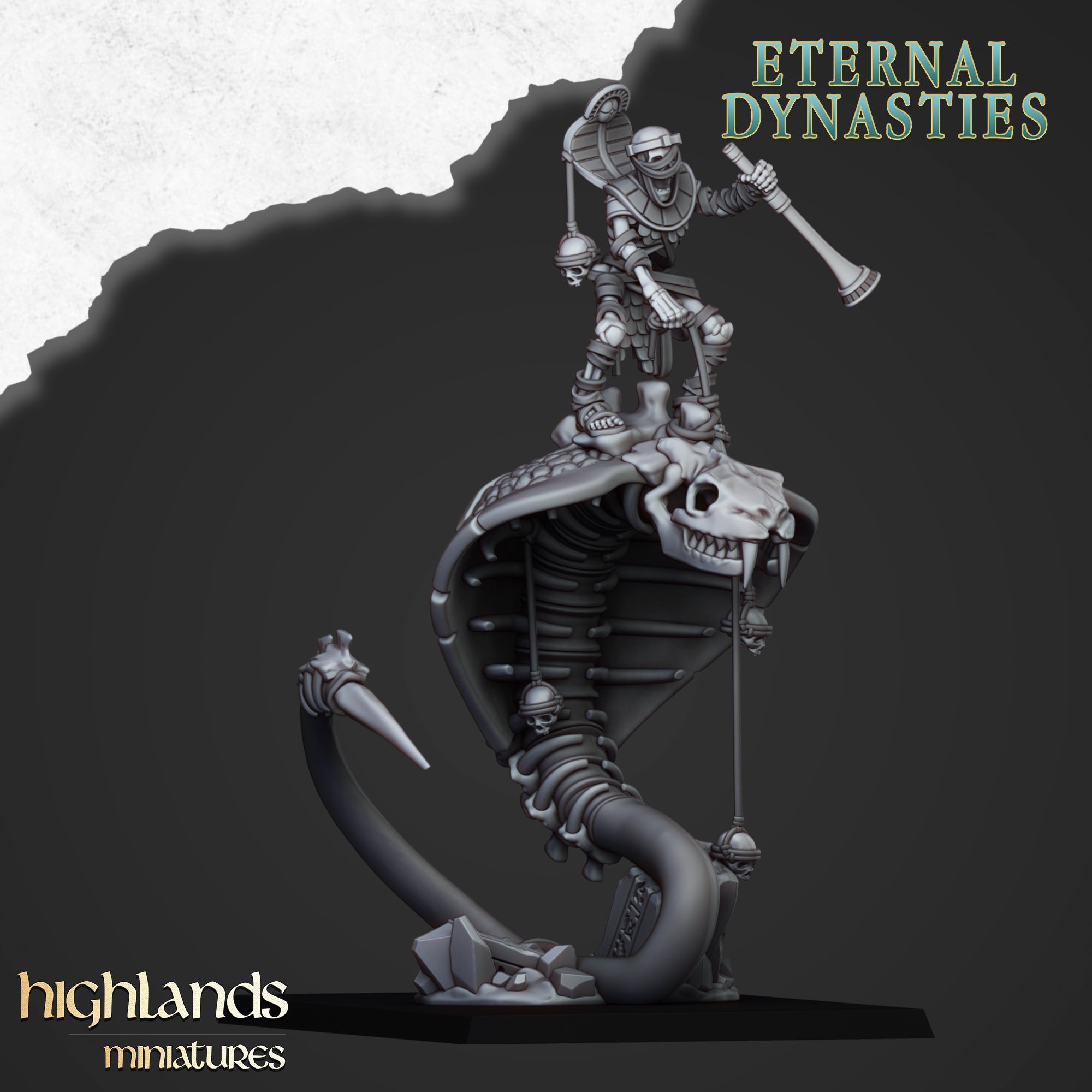 Guardia antigua montada - Eternal Dynasties | Highlands Miniatures