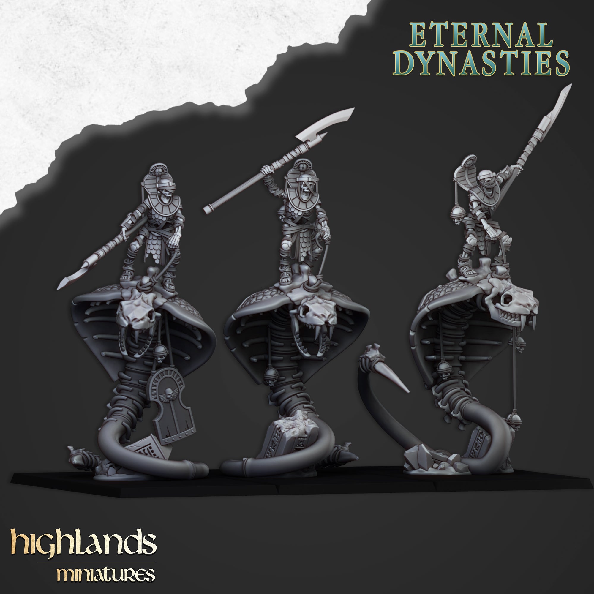 Guardia antigua montada - Eternal Dynasties | Highlands Miniatures