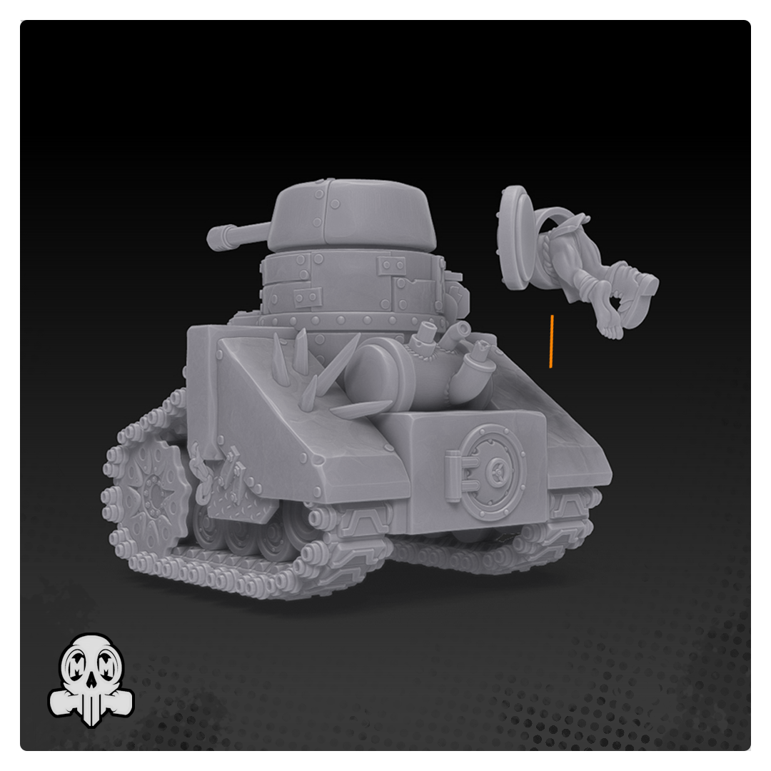 Escuadrón de tanques Goblin | Malicious Miniatures