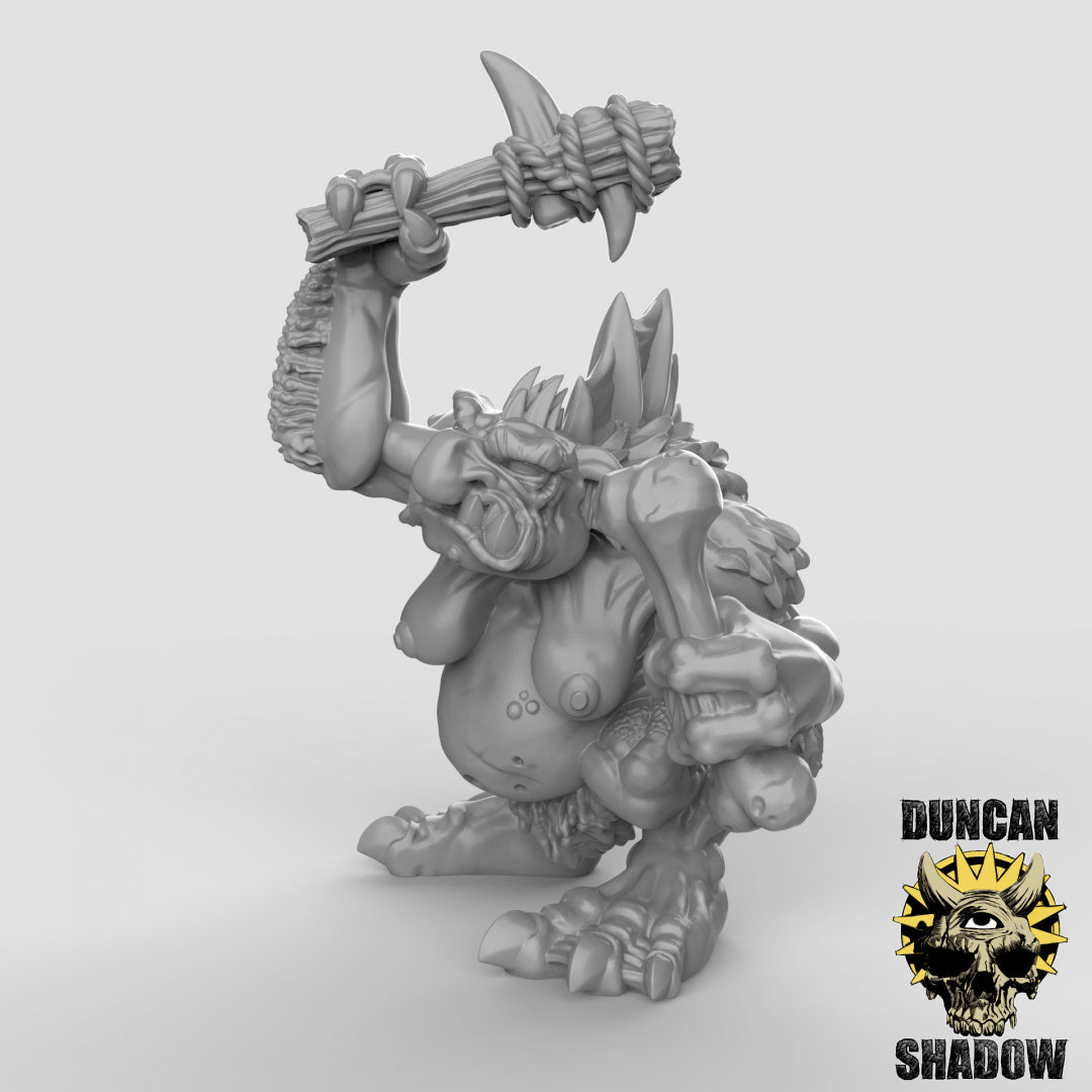 Trolls de los pantanos, femeninos | Sombra de Duncan | Compatible con Dragones y Mazmorras y Pathfinder