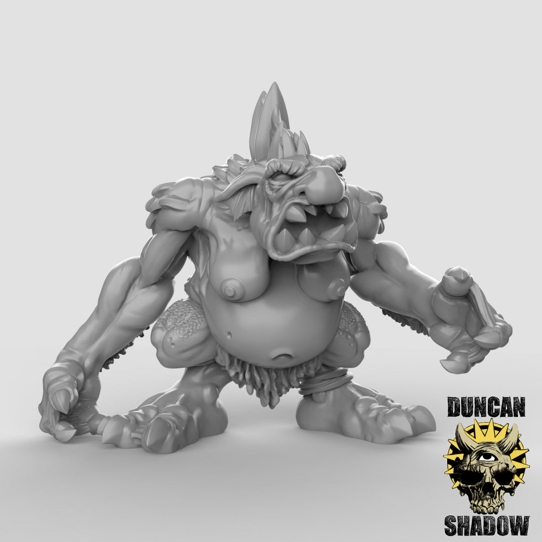 Trolls de los pantanos, femeninos | Sombra de Duncan | Compatible con Dragones y Mazmorras y Pathfinder
