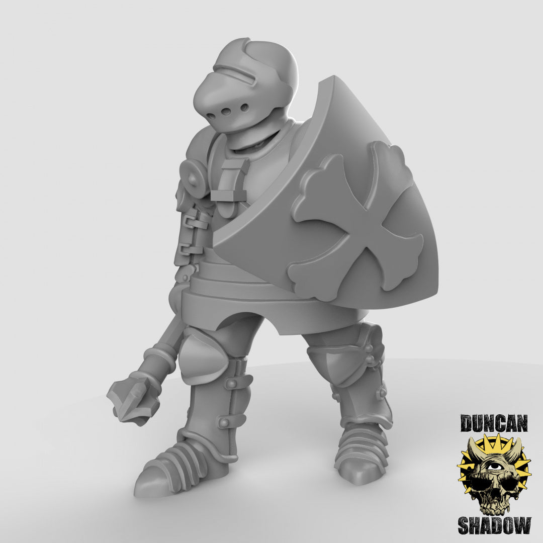 Martillos y escudos para hombres de armas | Sombra de Duncan | Compatible con Dragones y Mazmorras y Pathfinder