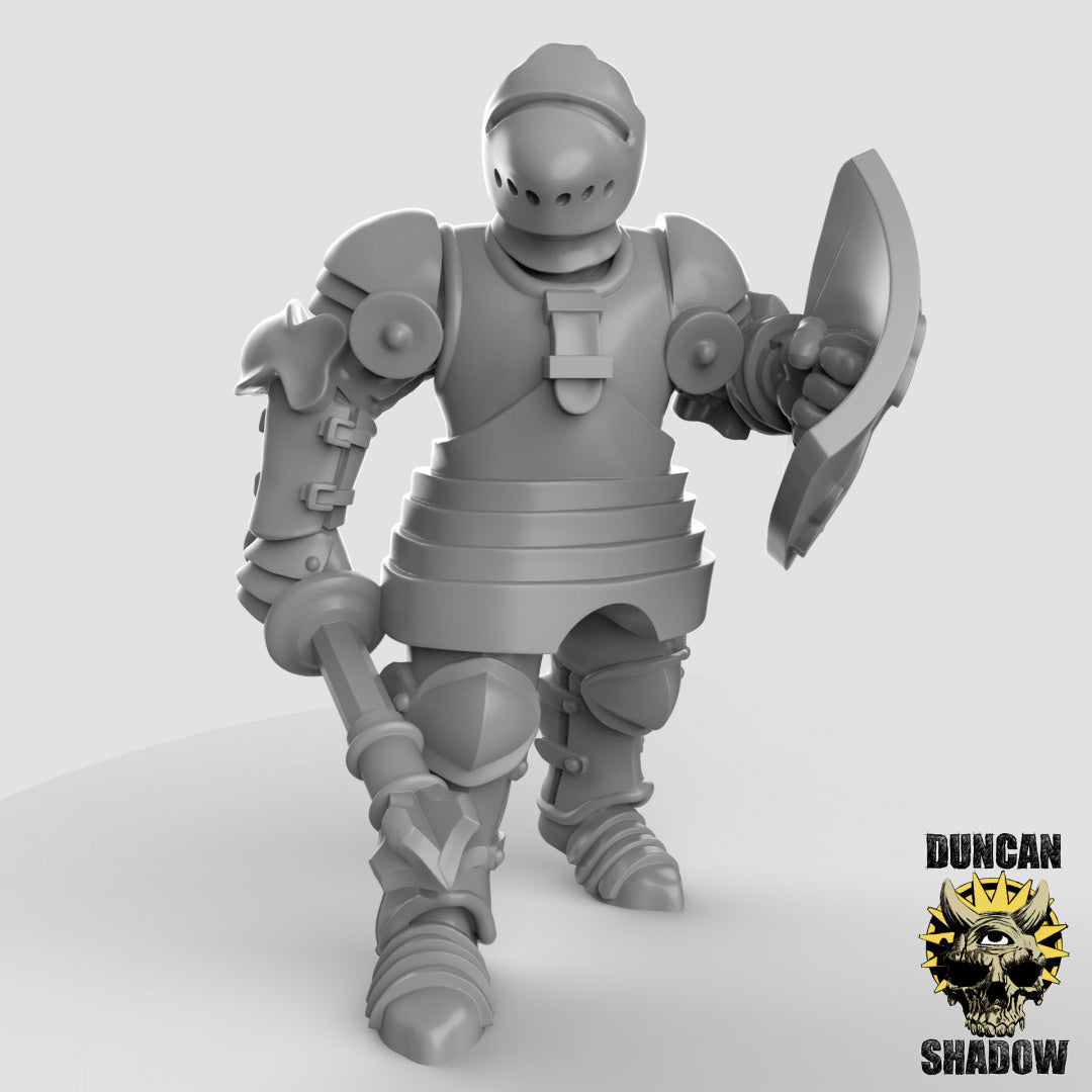 Martillos y escudos para hombres de armas | Sombra de Duncan | Compatible con Dragones y Mazmorras y Pathfinder
