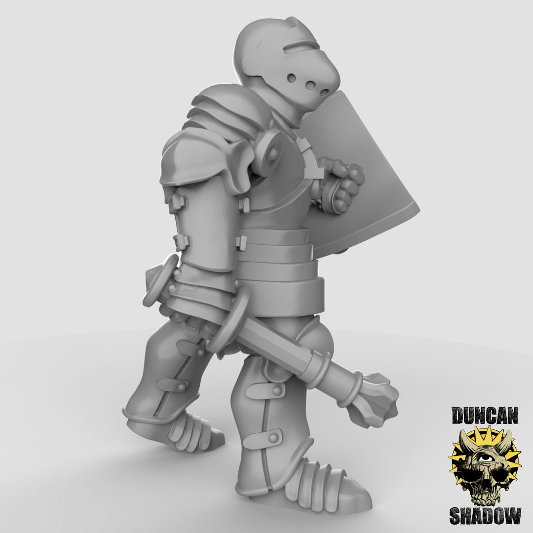 Martillos y escudos para hombres de armas | Sombra de Duncan | Compatible con Dragones y Mazmorras y Pathfinder