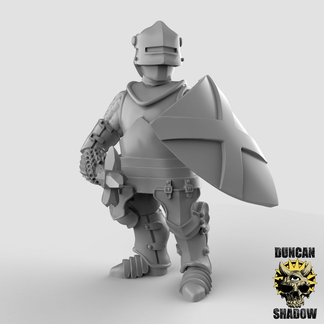 Martillos y escudos para hombres de armas | Sombra de Duncan | Compatible con Dragones y Mazmorras y Pathfinder