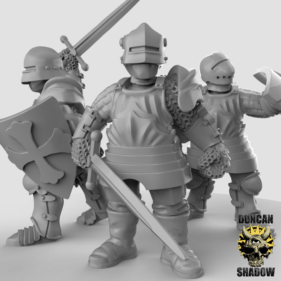 Men-At-Arms-Schwerter | Duncan Shadow | Kompatibel mit Dungeons & Dragons und Pathfinder