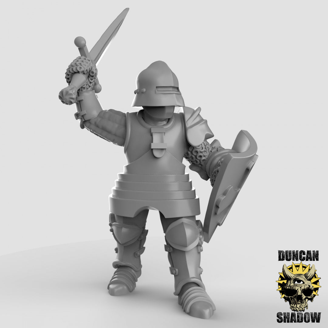 Men-At-Arms-Schwerter | Duncan Shadow | Kompatibel mit Dungeons & Dragons und Pathfinder