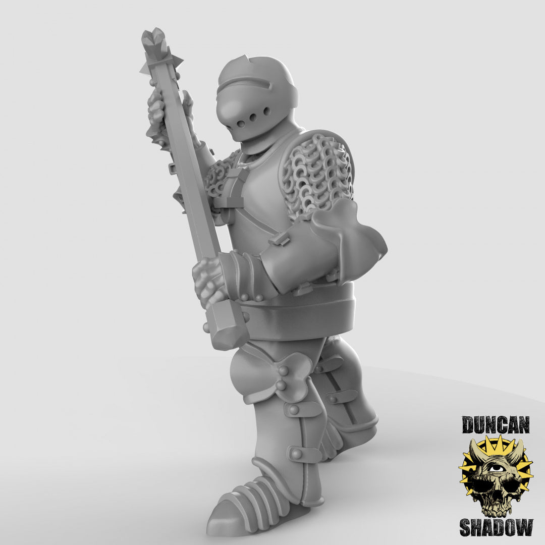 Men-At-Arms-Kriegshämmer | Duncan Shadow | Kompatibel mit Dungeons & Dragons und Pathfinder