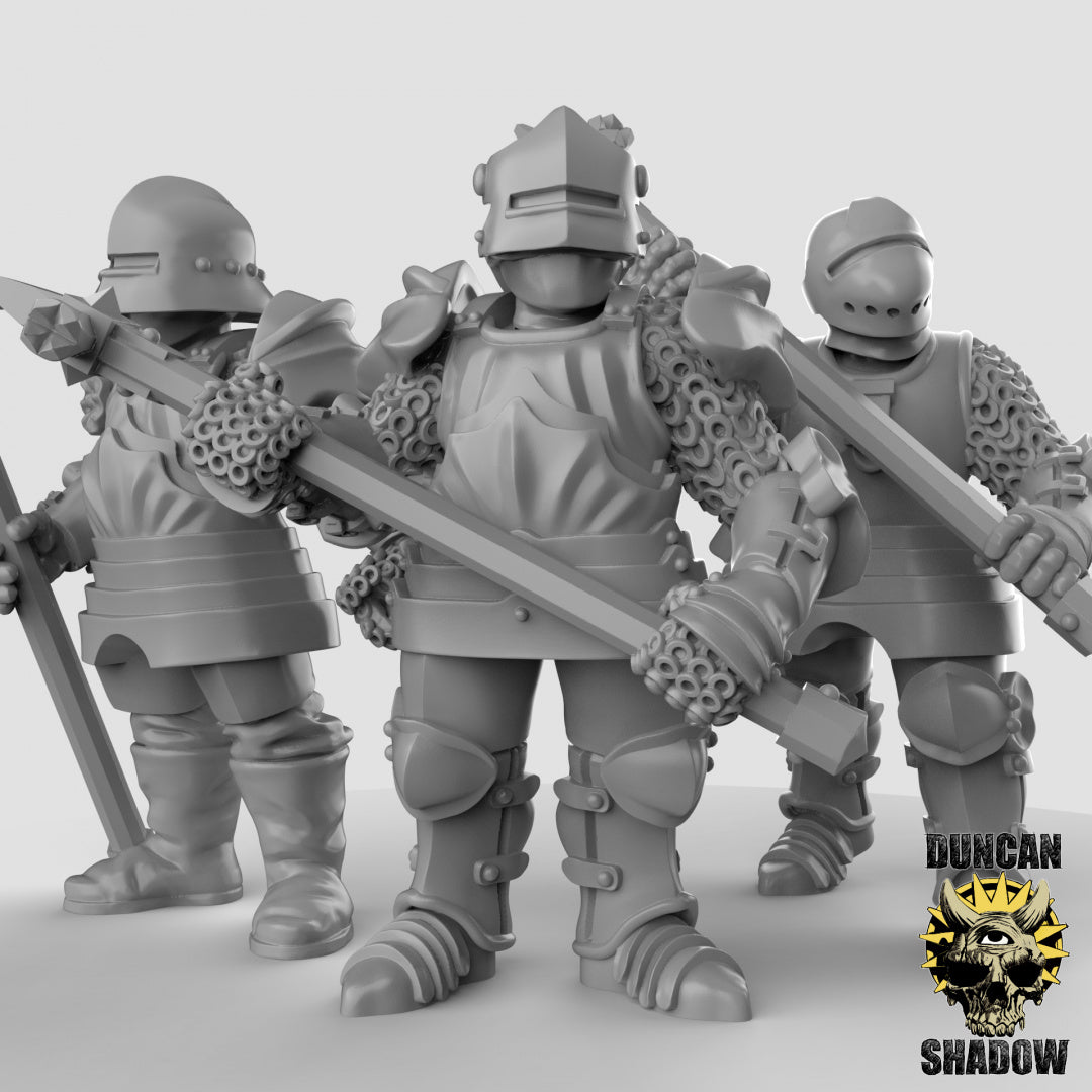 Men-At-Arms-Kriegshämmer | Duncan Shadow | Kompatibel mit Dungeons & Dragons und Pathfinder