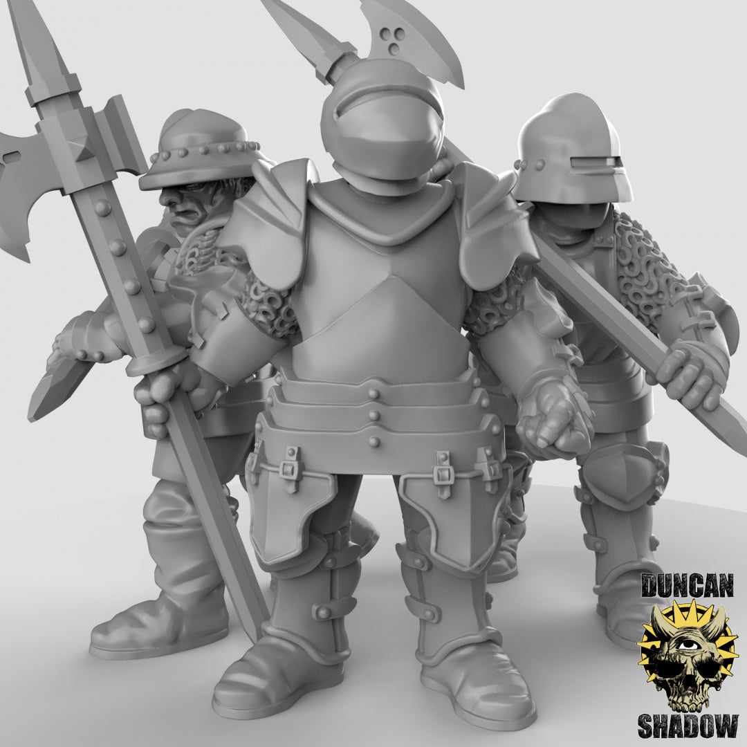 Men-At-Arms-Stangenwaffen | Duncan Shadow | Kompatibel mit Dungeons & Dragons und Pathfinder