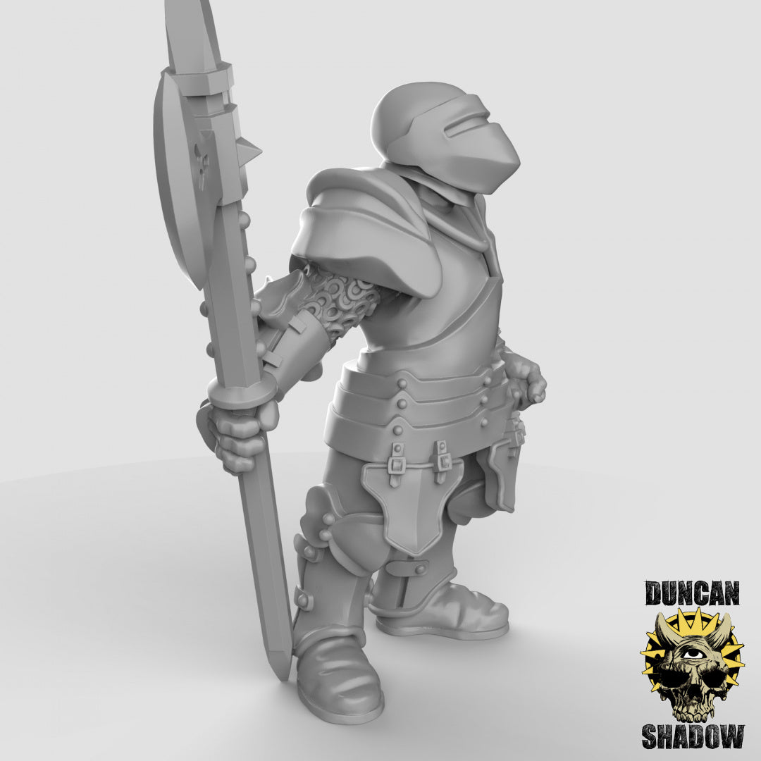Men-At-Arms-Stangenwaffen | Duncan Shadow | Kompatibel mit Dungeons & Dragons und Pathfinder