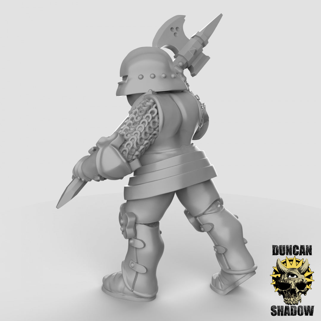 Men-At-Arms-Stangenwaffen | Duncan Shadow | Kompatibel mit Dungeons & Dragons und Pathfinder