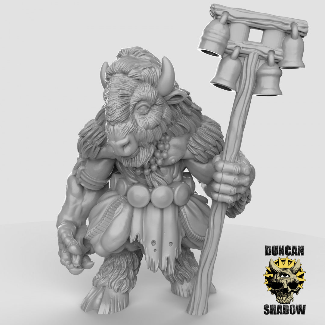 Minotaurus-Schamanen | Duncan Shadow | Kompatibel mit Dungeons & Dragons und Pathfinder