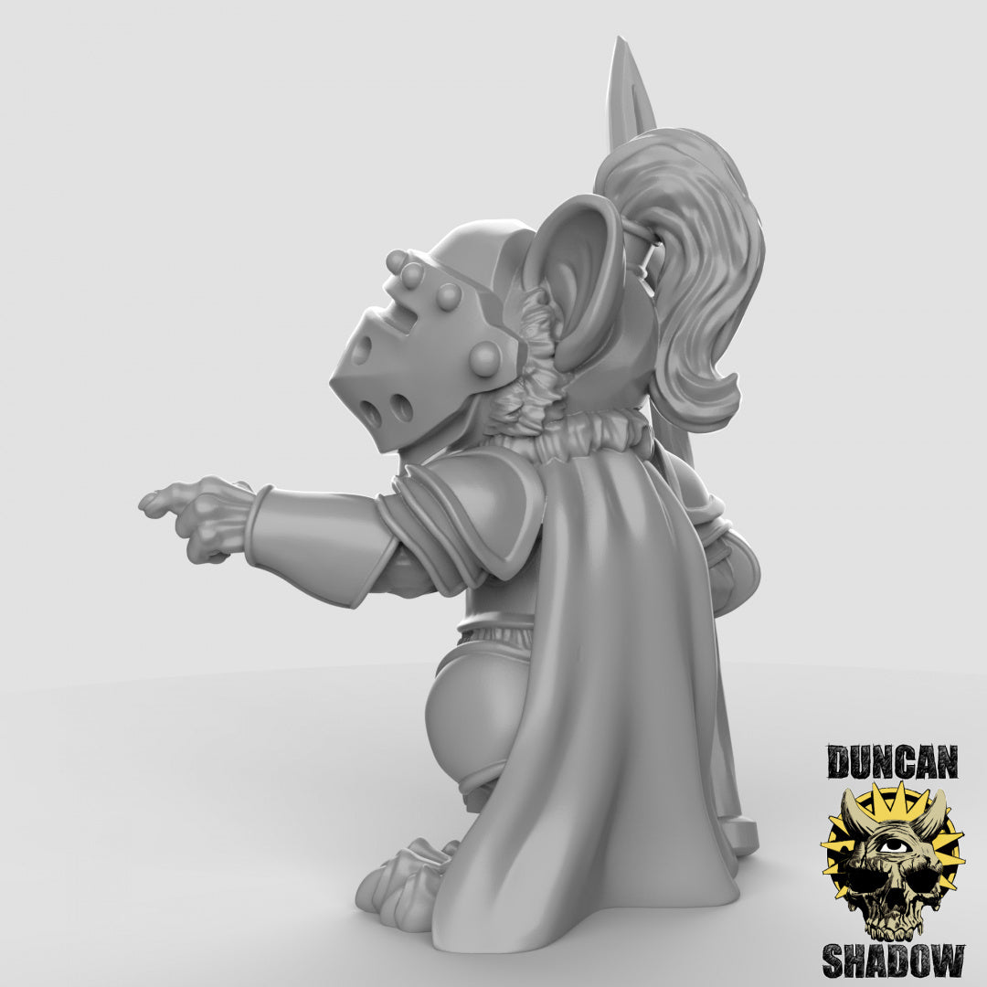 Mousle Folk Knights mit Speeren | Duncan Shadow | Kompatibel mit Dungeons & Dragons und Pathfinder