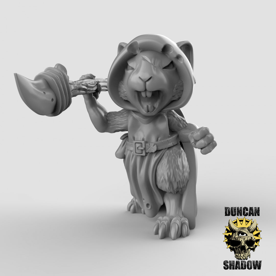 Mousle Folk Rangers mit Speeren | Duncan Shadow | Kompatibel mit Dungeons & Dragons und Pathfinder