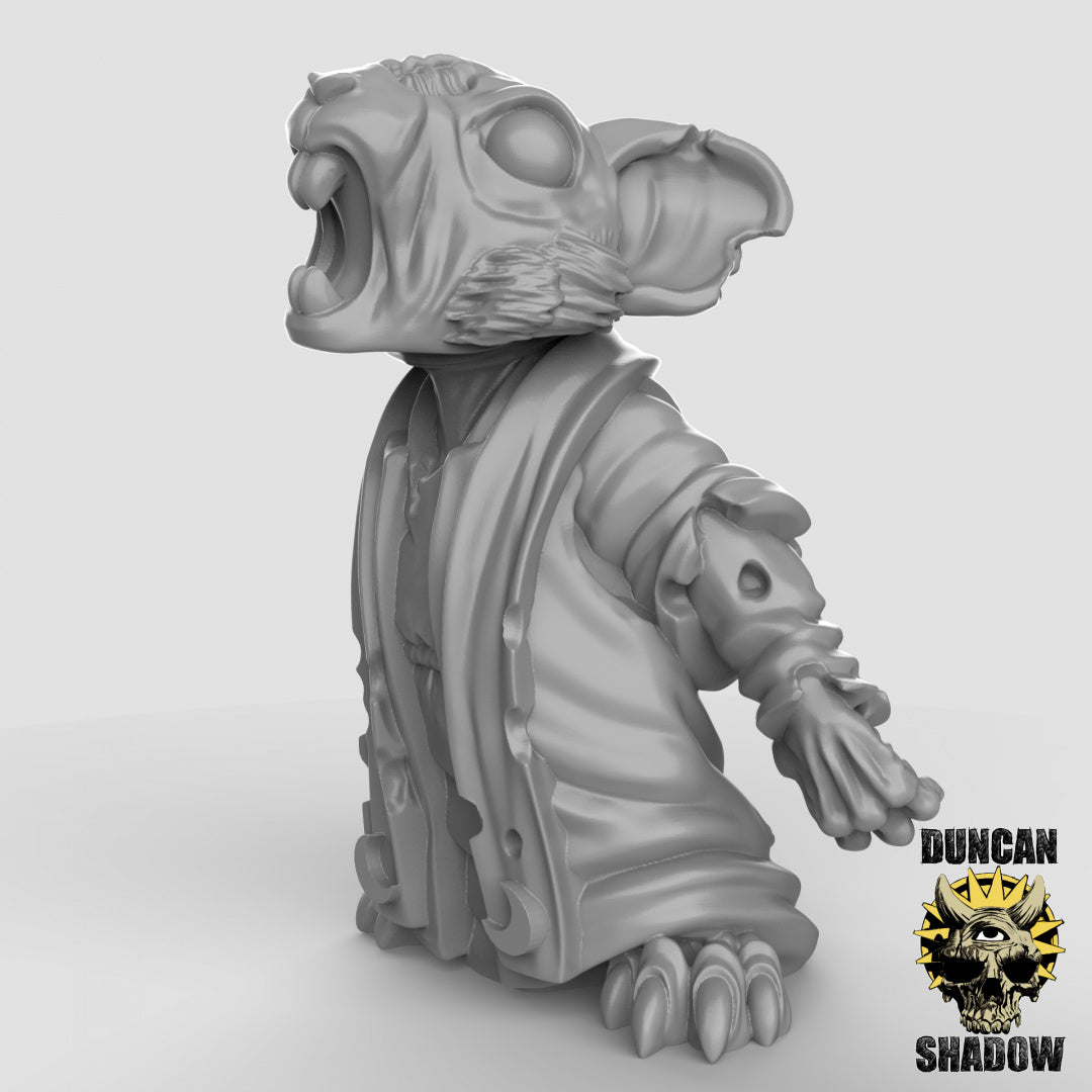 Mousle Folk Zombie Cultists | Duncan Shadow | Kompatibel mit Dungeons & Dragons und Pathfinder