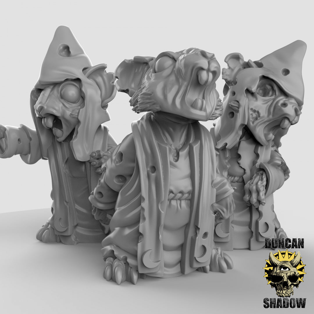 Cultistas zombis populares de Mousle | Sombra de Duncan | Compatible con Dragones y Mazmorras y Pathfinder